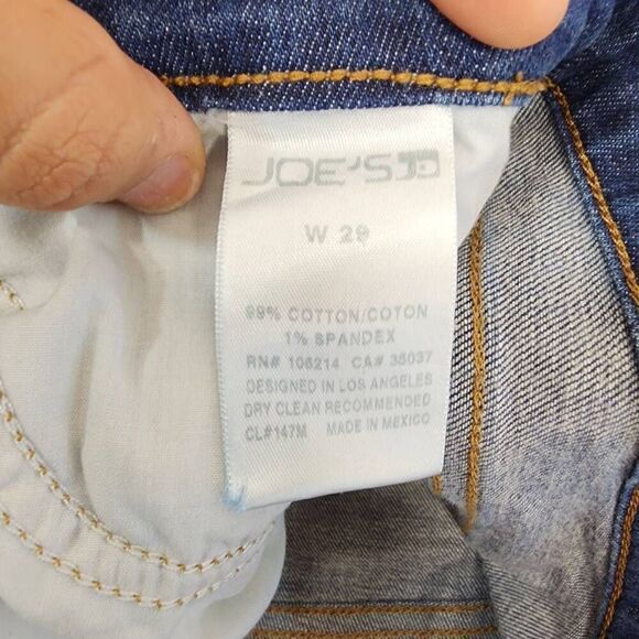 Joe’s Jeans Size 29 Women’s Medium Wash Marylee Distressed Jean Shorts R2 - Picture 7 of 8